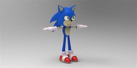 Sonic The Hedgehog 3d Model Cgtrader