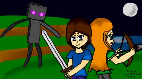 Minecraft Steve And Alex Fan Art By Mrrussellgro On Newgrounds