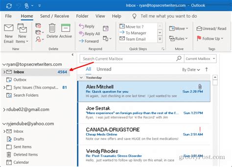 How To Make Outlook Open To A Specific Default Account
