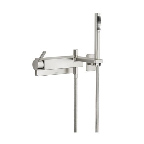 Lulu Single Lever Bath Mixer For Wall Mounting With Hand Shower Set