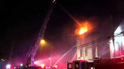 Two Alarm Fire Destroys West Haven House Youtube