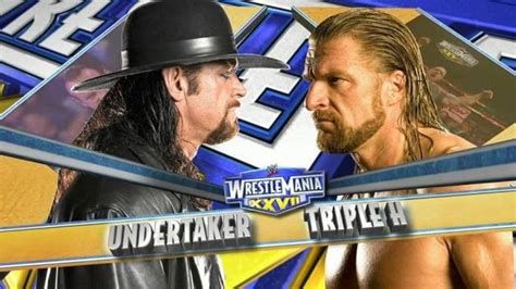 TJR WrestleMania S Greatest Matches The Undertaker Vs Triple H