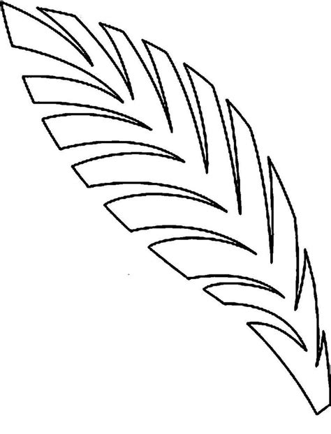 Printable Palm Leaf