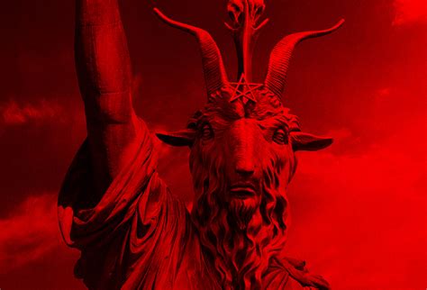 Wallpaper Satanism Satanic Movie Poster Baphometh Red X Plasticheavens