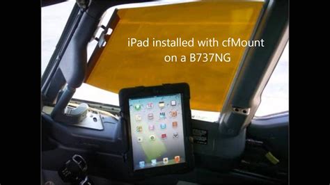Ipad Mounting Solutions For Commercial Airlines Youtube