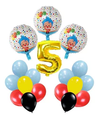 Set De Globos Para Cumplea Os Payasito Plim Plim En Venta En Caracas