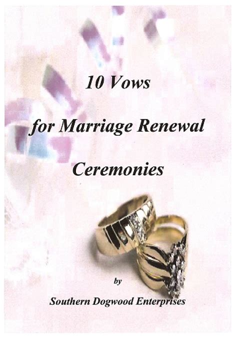 10 Vows For Marriage Renewal Ceremonies Ebook Etsy