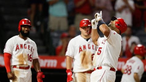Pujols Trout Help Angels Rally For Win Over Red Sox Tsnca