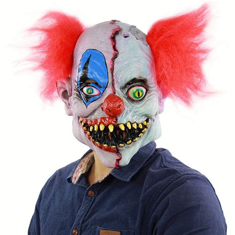 Horror Halloween Costume Mask Creepy Evil Scary Joker