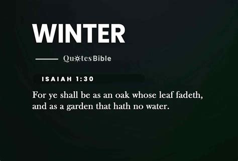 Winter Verses From The Bible — Embrace The Season Of Winter With These