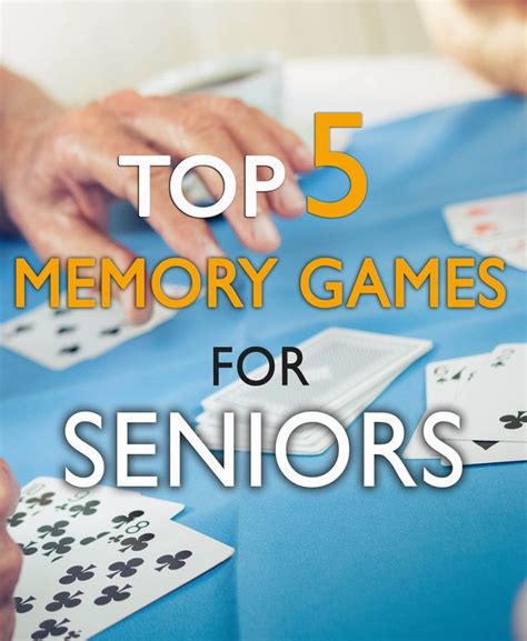 Your elderly loved ones can play this game online, or if they aren't comfortable with using a computer, there are plenty of printable resources available. Top 5 Memory Games for Senior Adults | Memory games for ...