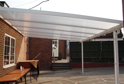 Fetcham Village Infant School Wall Mounted Canopy Able Canopies