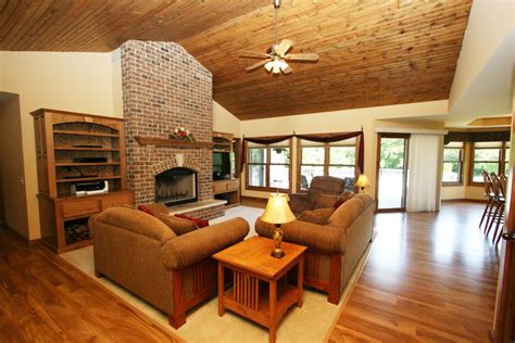 Let us know in the comments below if a whitewashed knotty pine board. Family Room | Home ceiling, House, Family room