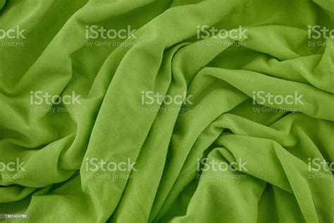 Lime Green Fabric Texture Background Stock Photo Download Image Now