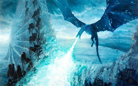 Game Of Thrones The Ice Dragon Painting By Christopher Clark