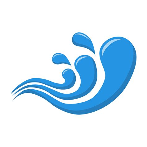 Water Splash Icon Or Logo 18888785 Png