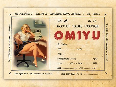 Postcard Qsl Card Design By Gd On Dribbble