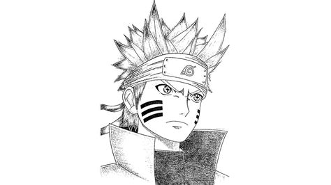 How To Draw Easy Naruto Rikudou Sennin Drawing For New Learner Youtube