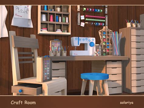 Soloriya Craft Room Sims 4