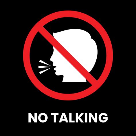 No Talk Vector Art Icons And Graphics For Free Download
