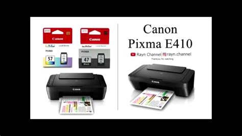 When setting is completed, click ok. CANON PIXMA E410 DRIVER DOWNLOAD - YouTube