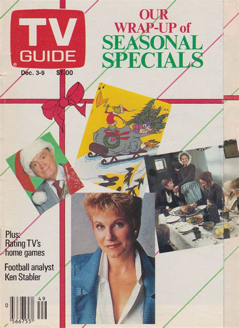 Vintage Channel Guide From Calgary Edition Of Tv Guide December 3 1988