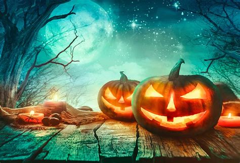 New Halloween Pumpkin Theme Photography Backdrop Sale
