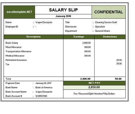 Salary slip template pay payslip south africa excel. salary slip template 5 | Payroll template, Salary, Job letter
