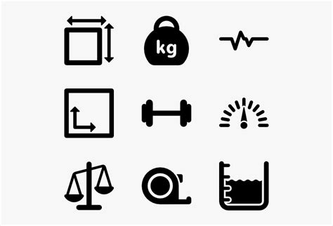 Icons Free Measurement Unit Of Measure Icon Hd Png Download