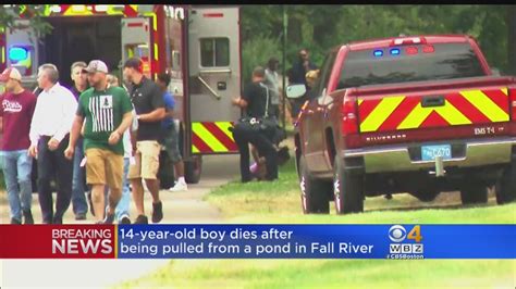 14 Year Old Boy Dies After Being Pulled From Pond In Fall River Youtube