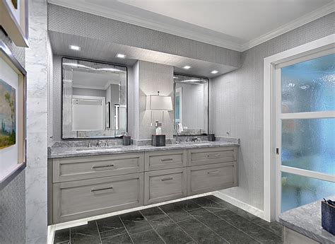 Modern Gray Bathroom Wilmette Il Bathroom Design Concepts Modern