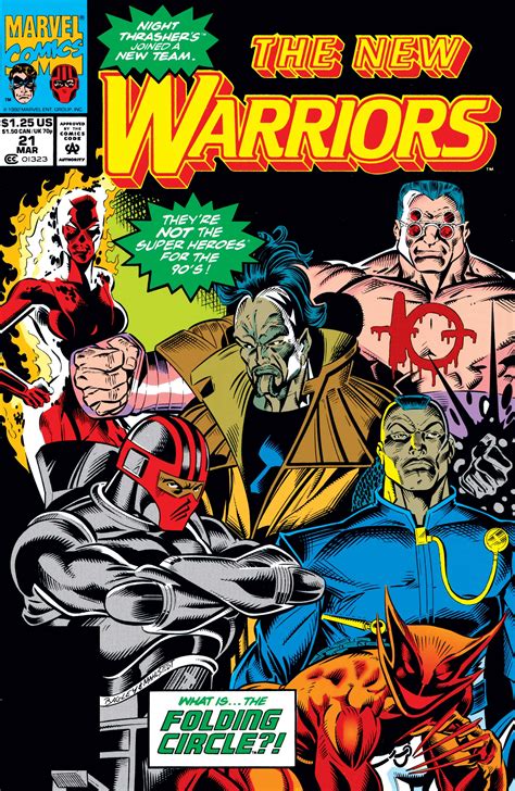 New Warriors 1990 21 Comic Issues Marvel