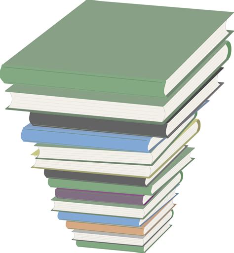 Stack Of Books Clipart Pile Of Books