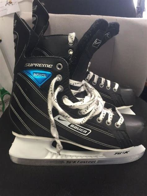 Bauer Senior Size 8 Supreme Enforcer Ice Mint Condition Sold