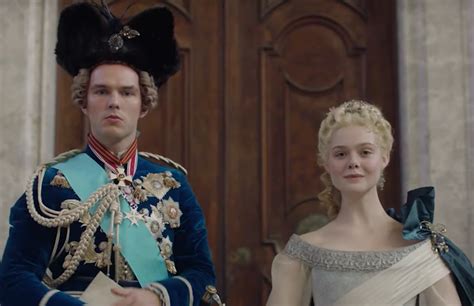 The Great Trailer Elle Fanning And Nicholas Hoult Are Russian Royalty