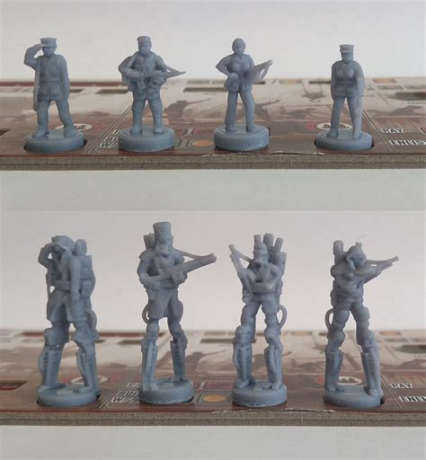 Scythe Unique Faction Recruits Pre Printed In Grey Etsy