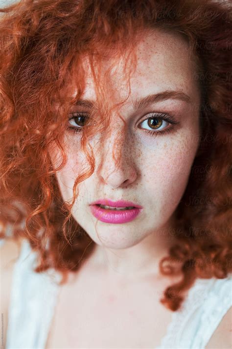 Young Freckled Woman By Stocksy Contributor Jovana Rikalo Stocksy
