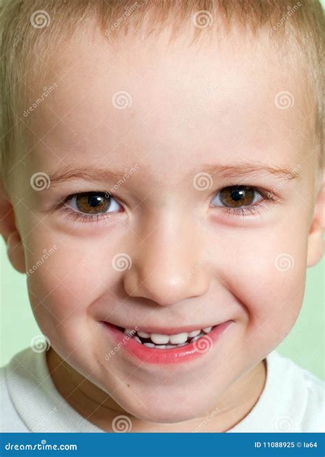 Child Kid Smiling Little Boy Success Successful Winner Thumbs Up Stock