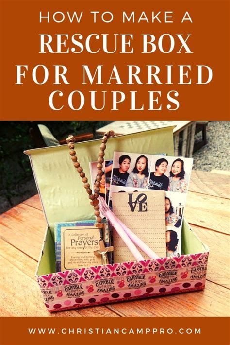 Diy Rescue Box Craft For Married Couples Christian Camp Pro Marriage Retreats Christian
