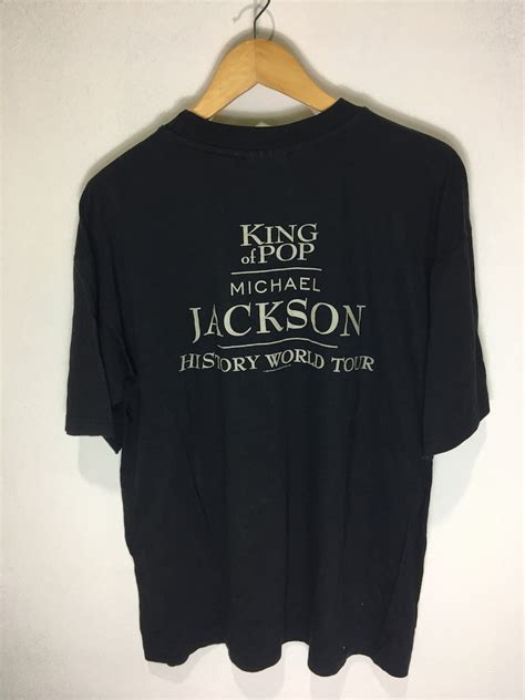 Rare Vintage S Michael Jackson King Of Pop History Tour Shirt Etsy