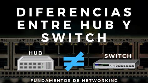 Las Diferencias Entre Hub Y Switch 🤯 Fundamentos De Networking Youtube