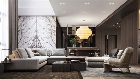 Modern And Luxurious Living Room Interior Design Ideas