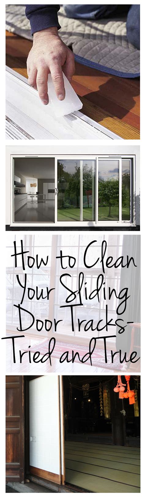 In a spray bottle, mix a cup of hydrogen peroxide and a few squirts of dawn. How to Clean Your Sliding Door Tracks- Tried and True ...