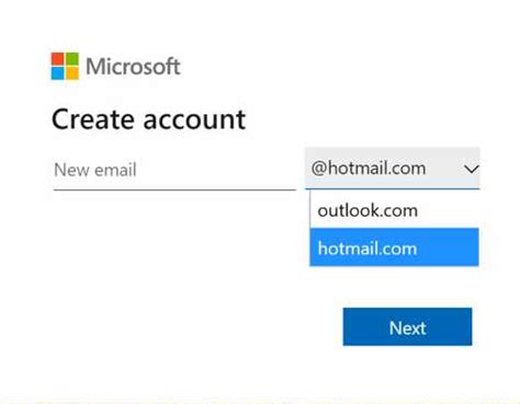 How To Create A Hotmail Account Targettrend