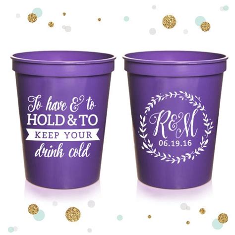To Have And To Hold Wedding Stadium Cups 27 Custom Etsy Canada Wedding Stadium Cups Wedding