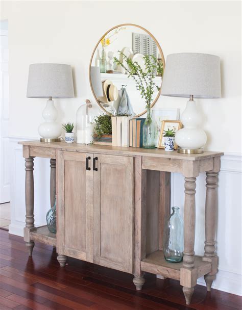 The entire buffet table is solid pine. Modern Farmhouse Buffet - Shades of Blue Interiors