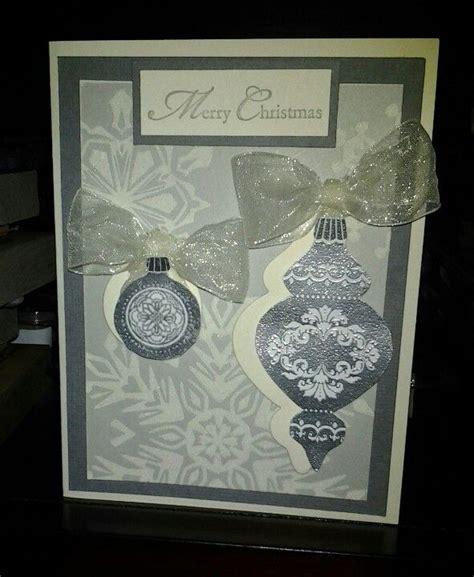 Stampin Up Ornament Keepsakes Cards Christmas Cards Stampin Up