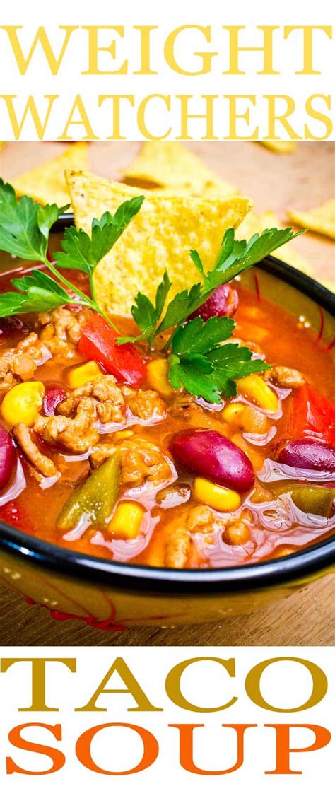 More than 350 recipes with weight watchers points included for all color ww plans. Weight Watchers Taco Soup