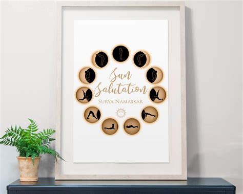 Look through examples of sun salutation translation in sentences, listen to pronunciation and learn grammar. Sun Salutation Solar Eclipse Yoga Decor - Surya Namaskar ...