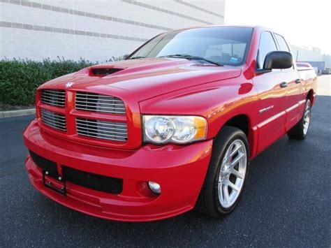 2005 Dodge Ram 1500 Srt 10 Quad Cab Viper Truck Red Only 75k Miles Rare
